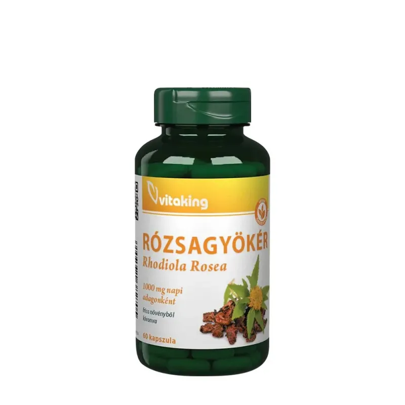 Vitaking – Rhodiola Rosea, 400 mg, 60 kapslar