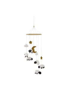 BLOOMINGVILLE MINI Dollynyckel, Vit, Polyester (D20xL75 cm)