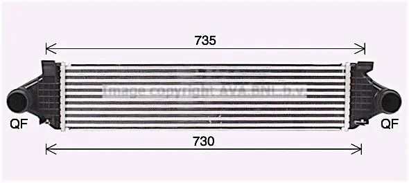 Intercooler PRASCO VO4297