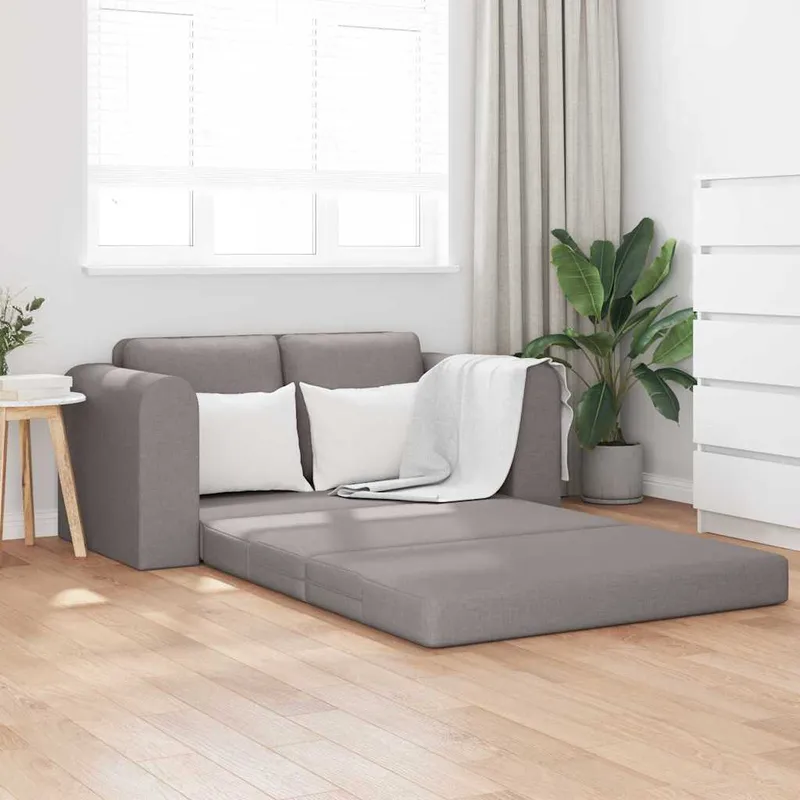 vidaXL Soffsäng Taupe 148 x 71 x 83 cm tyg