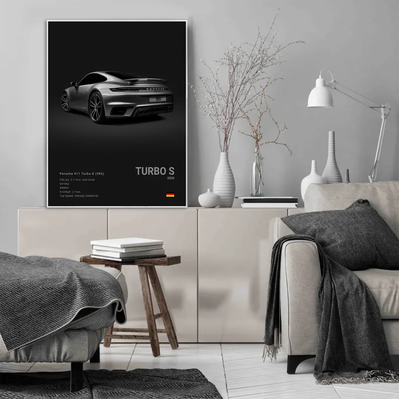 Affisch - Lyxig sportbil / TURBO S