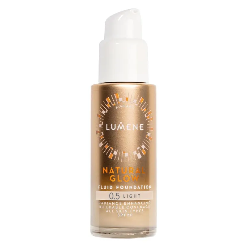 Köp 2 få 25% | Lumene Natural Glow Fluid Foundation SPF20 0.5 Light 30 ml