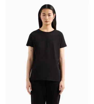 A|X Armani Exchange för kvinnor. XW000839AF10356UC001 Kortärmad T-shirt svart (S), Casual, Bomull, Kort ärm