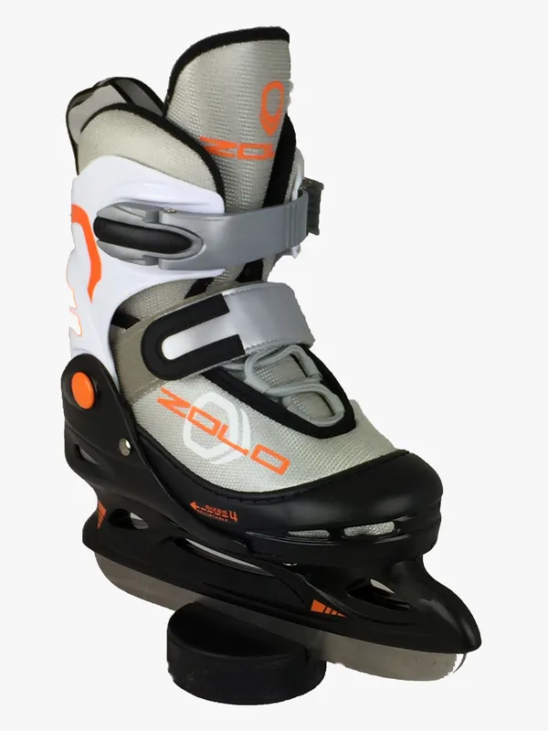 Zolo Skridsko, Grå/orange, 30-33