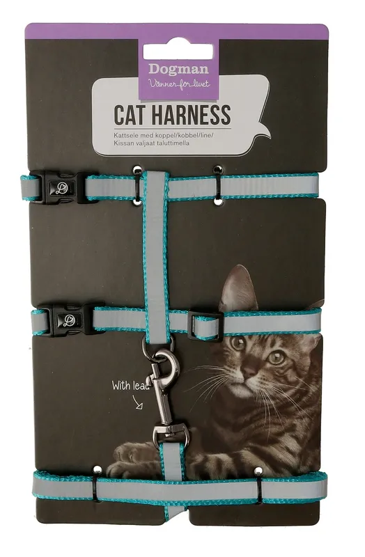 Dogman Cat Harness Set 120cm