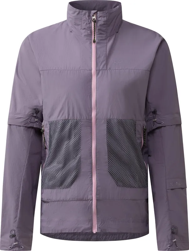 Haglöfs Women’s Solis Zip Off Jacket Purple Fog