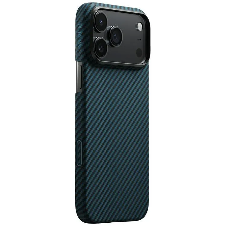PITAKA Mobilskal till iPhone 18 Pro Max/17 Pro Max MagSafe Ultra-Slim – Svartblå