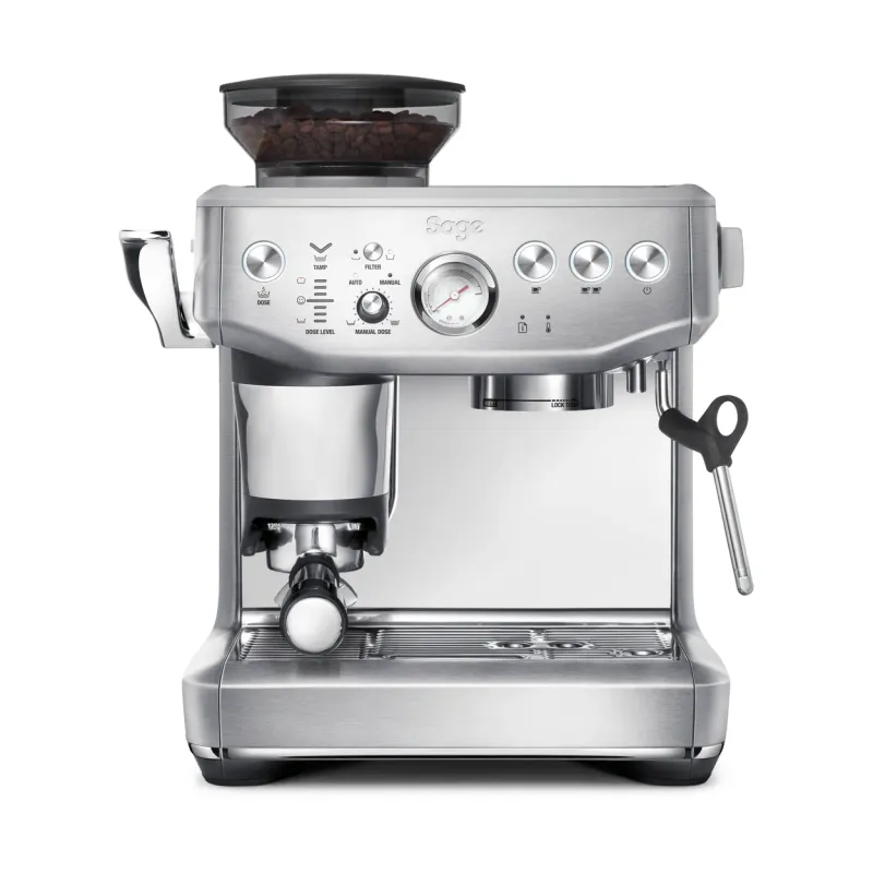 Sage the Barista Express™ Impress SES876BSS Espressomaskin med kvarn – Silver
