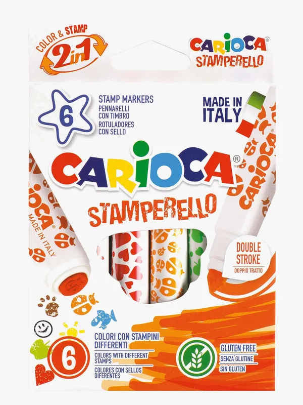 Stämpelpennor 6-p, Carioca