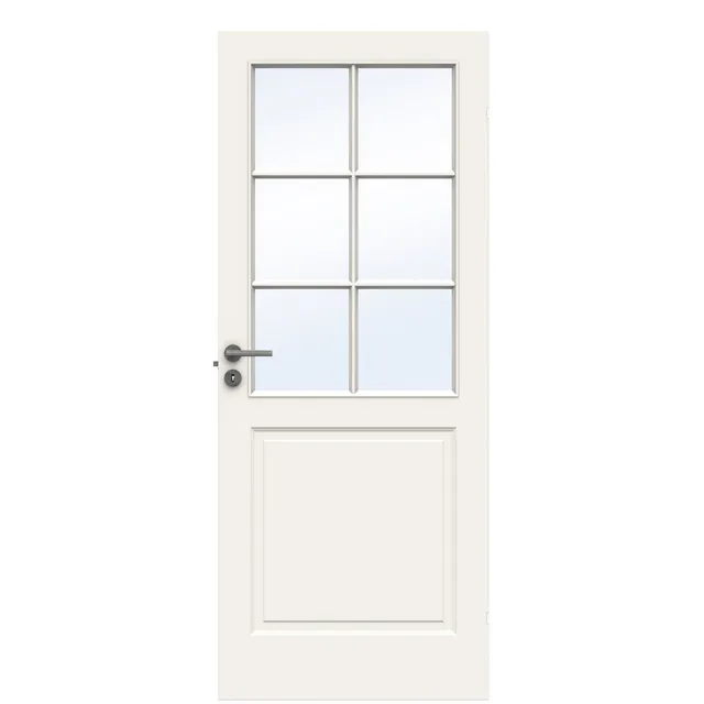INNERDÖRR STYLE VIT 08X21 96/SP6 KLARGLAS | Beijerbygg Byggmaterial