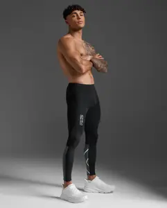 2XU Light Speed React Compression Tights M Herr Svart S | Löpartights