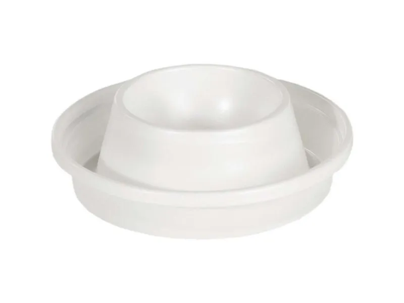 Äggkopp plast vit 100/fp