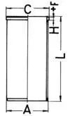 Cylinderfoder KOLBENSCHMIDT 89909110