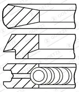 Kolvringsats GOETZE ENGINE 08-428000-00