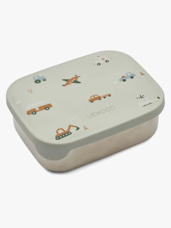 Arthur Lunchbox Vehicles Dove Blue Liewood
