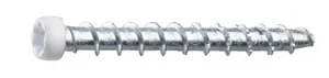 Grabber CTX50VITC Betongskruv för lister & socklar 4,5 x 50 mm, Vit 100-pack
