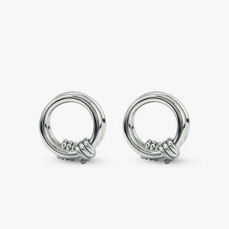 Edge Barbed Wire Stud Örhängen (#9088)