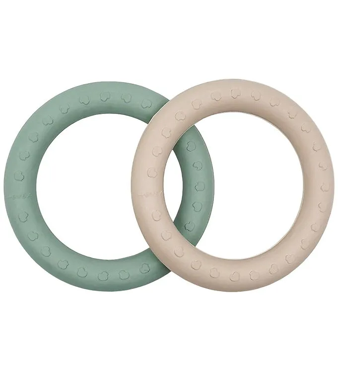 Hevea Bitringar – 2-pack – Sand & Seafoam Blue