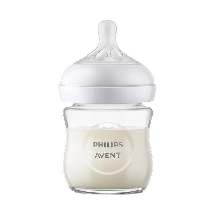 Avent Nappflaska Natural Response 3.0 Glas 120ml beige