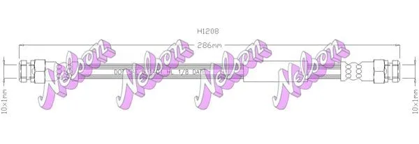 Bromsslang KAWE H1208