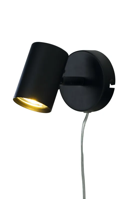Aneta Lighting - Hugin - Sänglampa - Svart