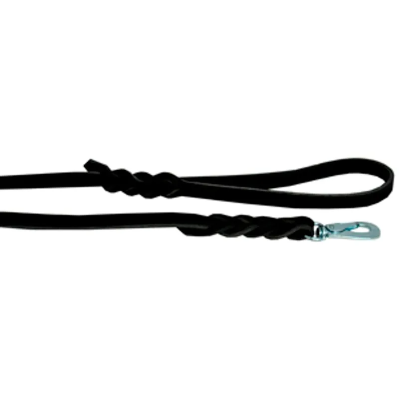 Läderkoppel Soft Svart 180cm