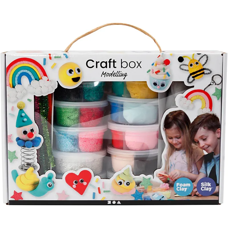 Creativ Company Foam Clay & Silk Clay – Gift Box