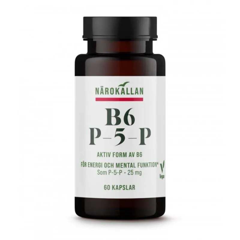 Närokällan B6 P5P 25 mg 60 kapslar
