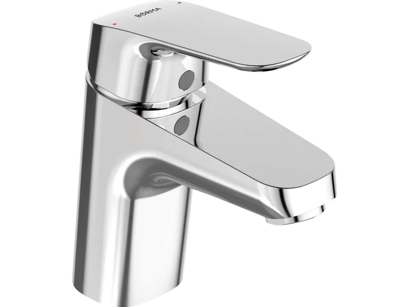Børma Borma ceraflex basin mixer with push open waste chrome
