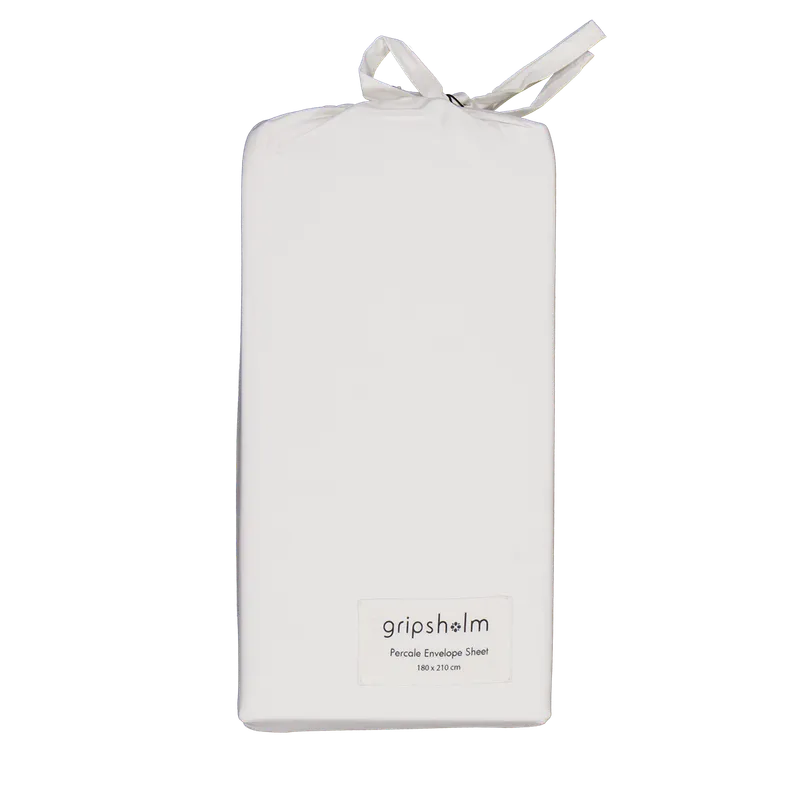 Gripsholm Kuvertlakan percale 180x210