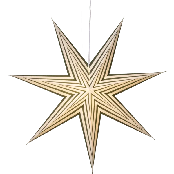 Star Trading - Stripe Ø60 - Adventsstjärna - Grön