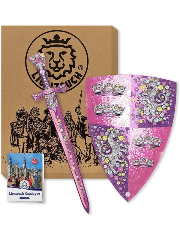 Liontouch Crystal Princess Set (Sword & Shield) i låda