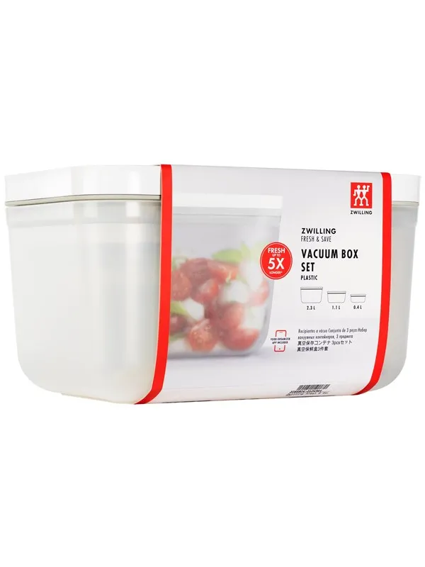 Zwilling Fresh & Save vakuumlåda plast 3 st