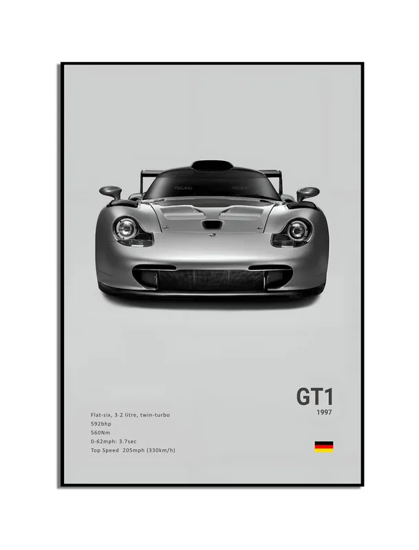 Affisch - Lyxig sportbil / GT1