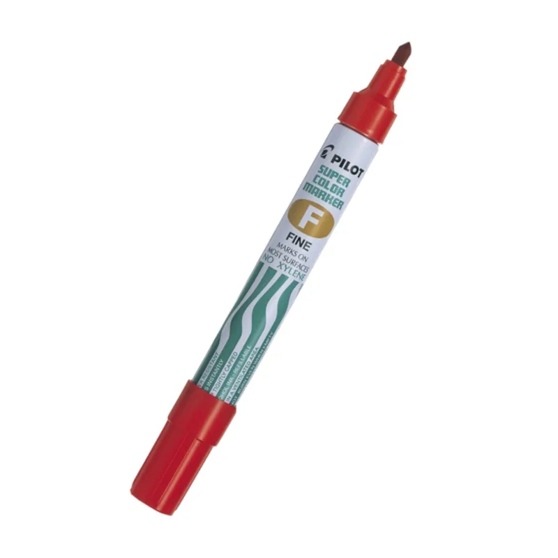 Märkpenna PILOT Super Color F röd á (12st)