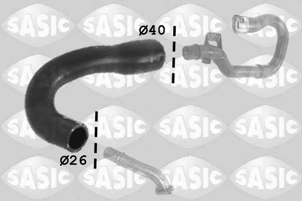 Laddluftslang SASIC 3336158