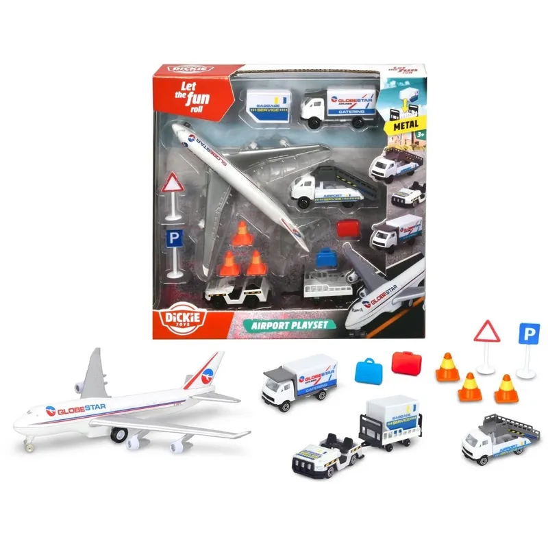 Flygplats Lekset Dickie Toys