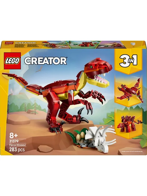 LEGO Creator 31379 byggset, 283 delar, 3-i-1 vild dinosaurie