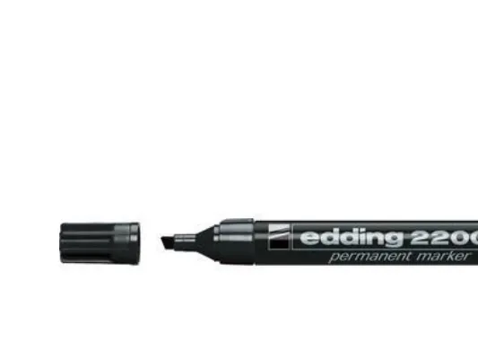 Edding 2200 permanent märkpenna, kantig, svart