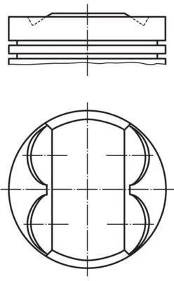 Mahle 081 Pi 00107 000 Kolv