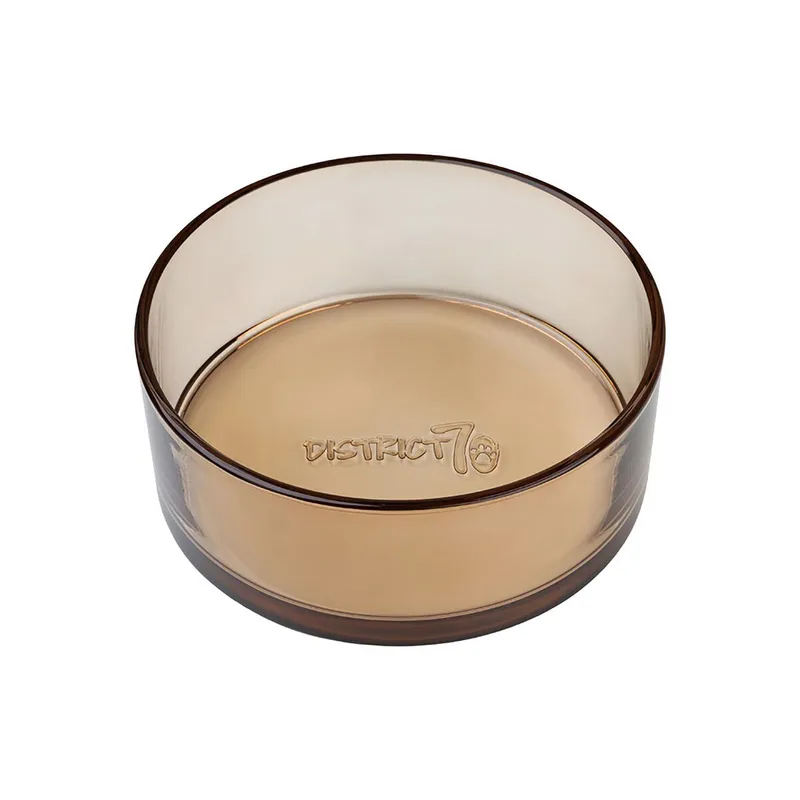 District 70 Hundskål Glas Beige (#8071)
