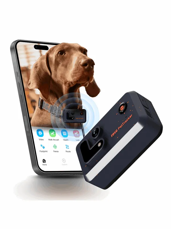 Enabot | ROLA PetTracker-GPS Tracker for Pets | Dark blue