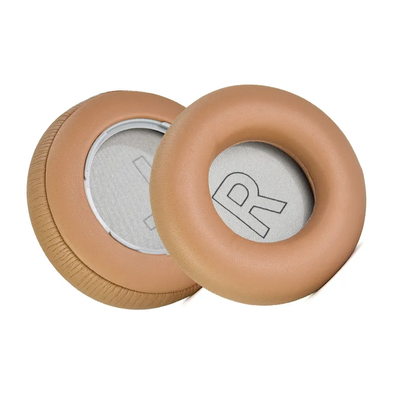 Djupbruna öronkuddar i proteinläder för B&O Beoplay H9 3:e generationen