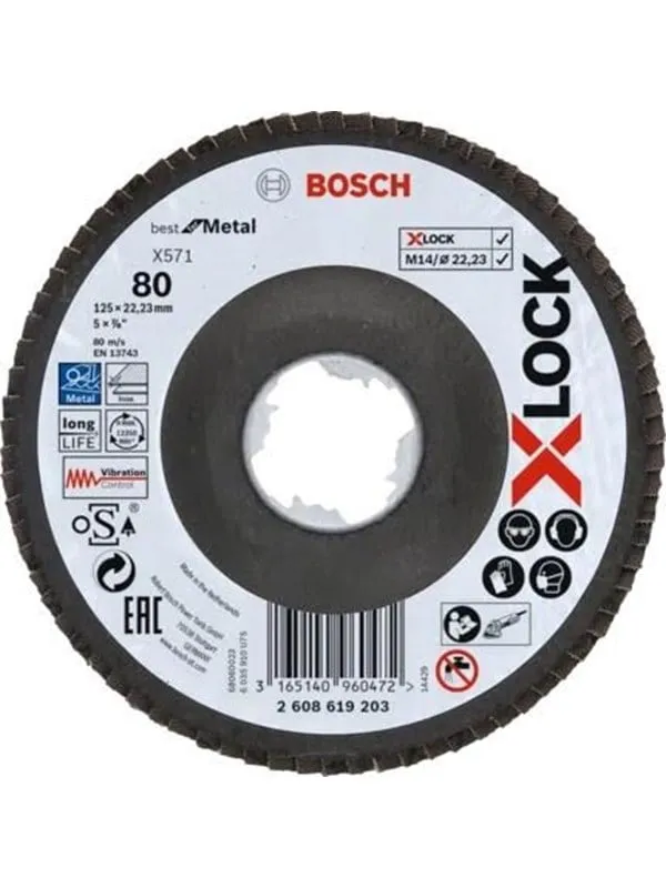 Bosch X-LOCK X571 BEST FOR METAL Grinding Disc