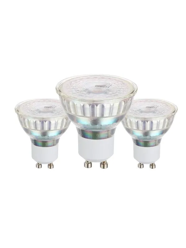 EGLO LED-glödlampa SCOB 4.5W/830 345 lumen clear 3-pack GU10