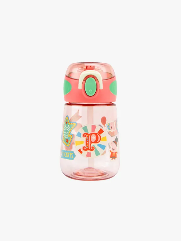Nuby Peppa Pig 2-in-1 Vattenflaska 400 ml, Rosa