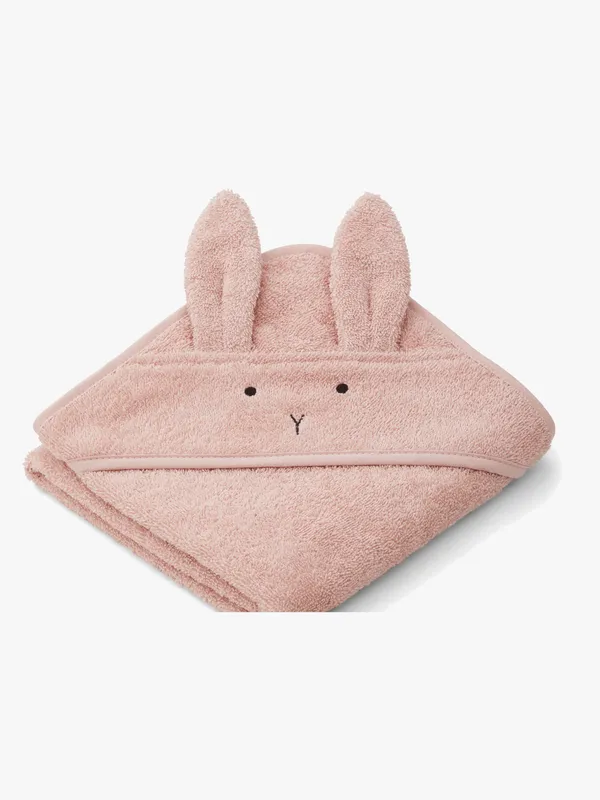 Liewood Babyhandduk - 70×70 cm - Albert - Rabbit Rose