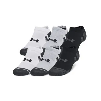 Under Armour Strumpor 6P Unisex Perfect Tech No Show Socks Flerfärgad polyester Medium