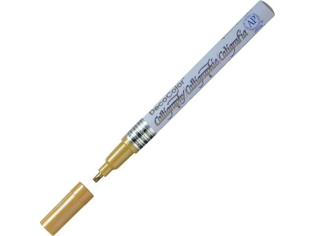 Märkpenna Deco color VF fine guld