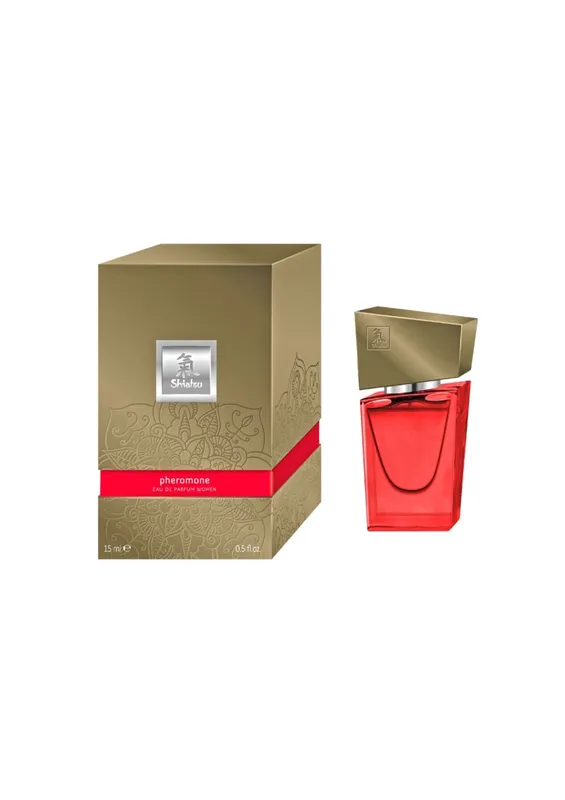 Shiatsu: Pheromon, Eau De Parfum Women Red, 15 ml